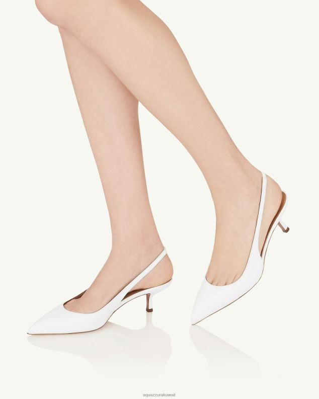 Aquazzura حبال نقية 50 أبيض HNZRT248