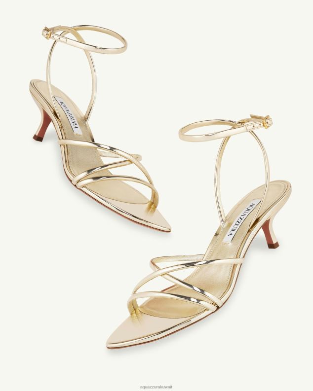 Aquazzura روي صندل 50 ذهب HNZRT76