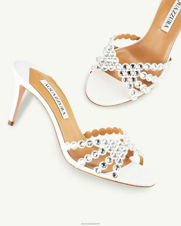 Aquazzura تيكيلا بغل 75 أبيض HNZRT125